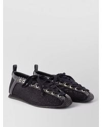 Ganni - Sporty Ballerinas Synthetic Mesh Sneakers - Lyst