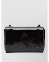 Christian Louboutin - Chain Strap Patent Finish Crossbody Bag - Lyst