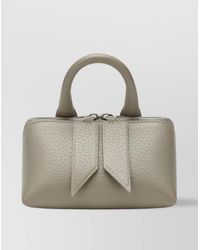 The Attico - Mini Friday Bag Top Handle Textured Finish - Lyst