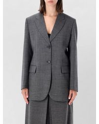 Prada - Tailored Virgin Wool Jacket Notch Lapels - Lyst