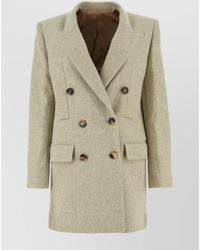 Isabel Marant - Wool Single Breasted Blazer - Lyst