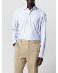 Xacus - Striped Long-Sleeve Shirt - Lyst