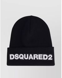 DSquared² - Ribbed Wool Beanie - Lyst