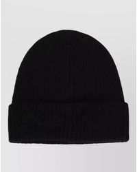 Anine Bing - Elia Beanie Ribbed Texture Folded Cuff - Lyst