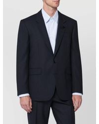 Lardini - Wool Blend Single Breasted Jacket - Lyst