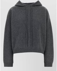 Loulou de Saison - Cashmere Sarla Hooded Sweater Long Sleeves - Lyst