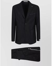 Eleventy - Wool Silk Cashmere Single-Breasted Blazer - Lyst