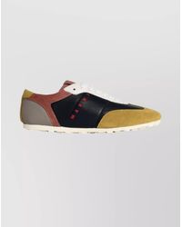 Marni - Leather Low-Top Sneakers - Lyst