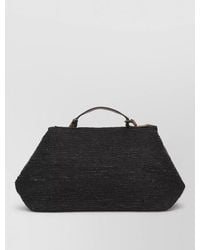 IBELIV - Rectangular Woven Tote Bag Top Handle Strap - Lyst