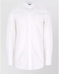 Finamore 1925 - Shirt Casual Straight Cut Collar Long Sleeves - Lyst