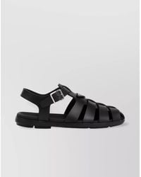 Prada - Soft Project Cut-Out Tech Sandals - Lyst