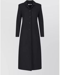 Jil Sander - Long Tailored Single-Breasted Coat - Lyst