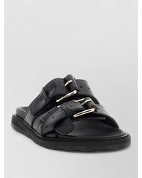 Moschino - Sandals Double Band Adjustable Straps Open Toe - Lyst