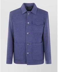 Herno - Wool Shirt Jacket - Lyst
