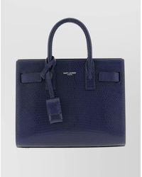 Saint Laurent - Sac De Jour Nano Lizard Leather Tote Bag - Lyst