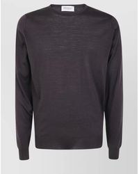 John Smedley - Fine-Knit Round-Neck Jumper - Lyst