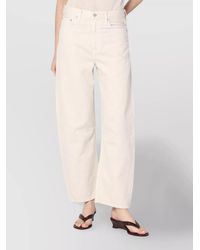 Citizens of Humanity - High Waist Wide Leg Jeans With Belt Loops - Lyst