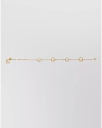 Fendi - Signature Logo Bracelet Chain Link Metal - Lyst