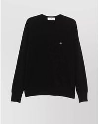 Vivienne Westwood - Cashmere Merino Wool Ribbed Crewneck Sweater - Lyst