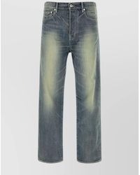 KENZO - Denim Straight-Leg Jeans - Lyst