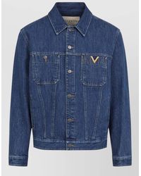 Valentino - Denim Jacket - Lyst