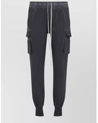 Rick Owens - Cotton Relaxed-Fit Tapered Cargo Pants - Lyst