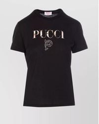 Emilio Pucci - Crewneck Short Sleeves T-Shirt - Lyst