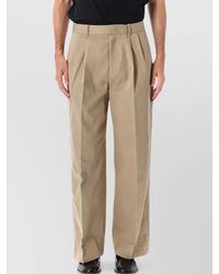 DUNST - Double Pleated Wide-Leg Trousers - Lyst