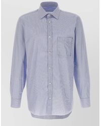 Maison Margiela - Striped Cotton Shirt - Lyst
