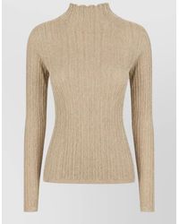 Fabiana Filippi - Metallic Viscose-Blend Sweatshirt - Lyst