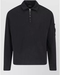 C.P. Company - Long Sleeve Sweatshirt Jacket Arm Pocket - Lyst