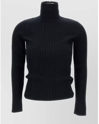 Max Mara - Cashmere Ribbed Slim-Fit High-Neck Long-Sleeve Jumper - Lyst