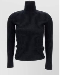 Max Mara - Cashmere Ribbed Slim-Fit High-Neck Long-Sleeve Jumper - Lyst