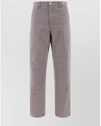 Carhartt - Straight Leg Trousers With Belt Loops And Multiple Pockets - Lyst