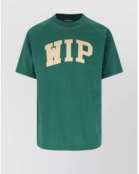 Carhartt - Crew Neck Graphic Print Ribbed Collar T-Shirt - Lyst