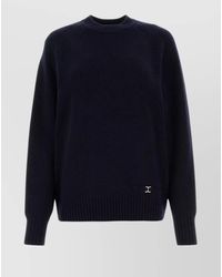 Chloé - Oversize Cashmere Blend Sweater With Metal Detail - Lyst