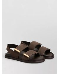 Tod's - Leather Slingback Sandals - Lyst