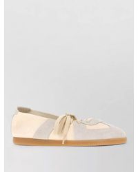 Maison Margiela - Leather Suede Replica Ballerina Shoes Low - Lyst