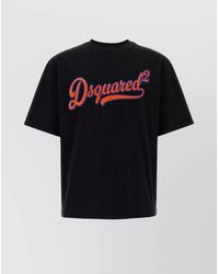 DSquared² - Logo Print Cotton Jersey T-Shirt - Lyst
