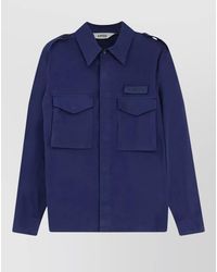 Aspesi - Field Cotton Shirt Jacket Lived Effect - Lyst
