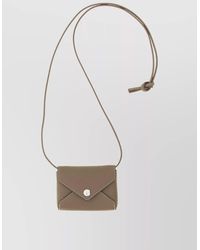Tory Burch - Leather Lanyard Card Holder - Lyst