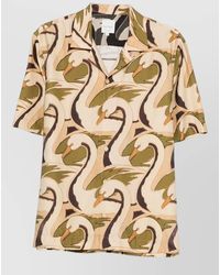 Paul Smith - Printed Short-Sleeve Camp-Collar Shirt - Lyst