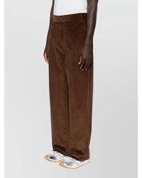 Ami Paris - Cotton High-Rise Wide-Leg Corduroy Trousers - Lyst