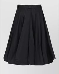 Balenciaga - Silk Balloon Wide-Leg Bermuda Shorts - Lyst