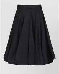 Balenciaga - Silk Balloon Bermuda Shorts Mid Waist - Lyst