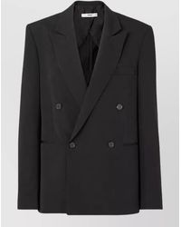 Fendi - Virgin Wool Double-Breasted Blazer - Lyst