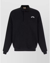 Autry - Cotton Long-Sleeve Polo Shirt - Lyst