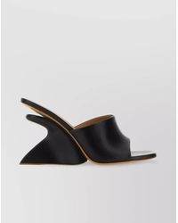 Off-White c/o Virgil Abloh - Leather Wedge Mules - Lyst