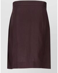 Paul Smith - Skirt High Waist Wrap Button - Lyst