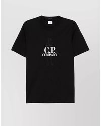 C.P. Company - Crew Neck Graphic Print T-Shirt - Lyst